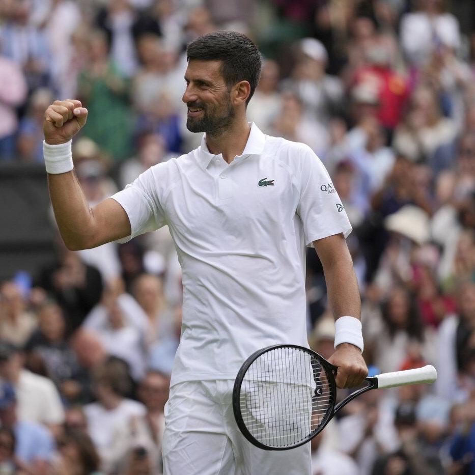 Novak Djokovic's 11-year-old son, Stefan, is getting Wimbledon players' autographs. But not Dad's